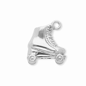 Rostfreier Edelstahl Anh&auml;nger, Rollschuh Silver