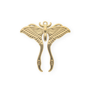 Anh&auml;nger aus rostfreiem Edelstahl, Mondspinner Gold