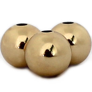 DQ Metall Perlen 8mm Gold