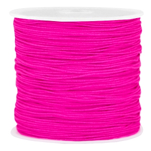 Macram&eacute; band 0.8mm Neon super pink