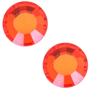 Swarovski Elements SS30 flat back (6.4mm) Hyacinth orange