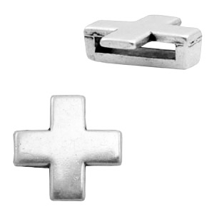 Metall Zubeh&ouml;r TQ Schieber ✚plus Antique silber