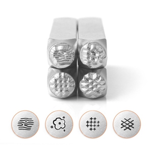 ImpressArt Textur Stempel Set Serie 2 Silber