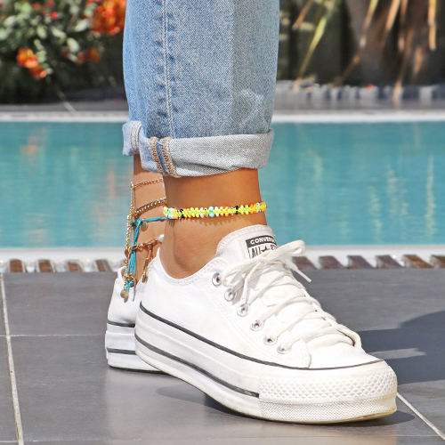 Lassen Sie sich inspirieren &ndash; von diesen fr&ouml;hlich sommerlichen Fu&szlig;ketten! 