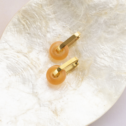 Neue Serie Natursteinperlen Rondell in attraktiven Farben