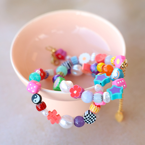 Mix & Match mit Polymerperlen