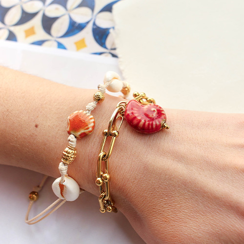 Schmuckinspirationen zu Keramikperlen mit maritimem Charme