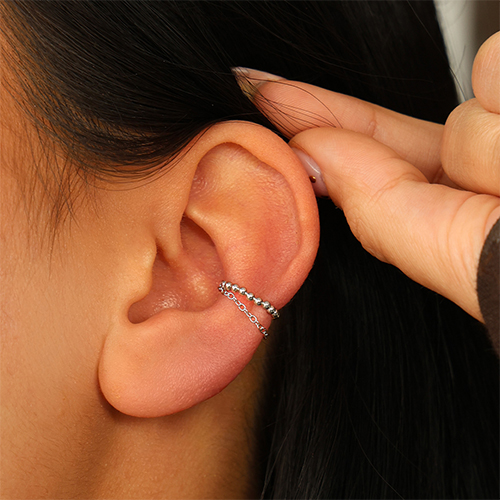 Statement-Kollektion mit BY31&reg;-Earcuffs mit &Ouml;se(n) und Spiralohrringen