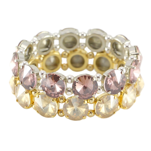 Super sch&ouml;ne Armb&auml;nder gemacht aus Rivoli Kegelsteinen