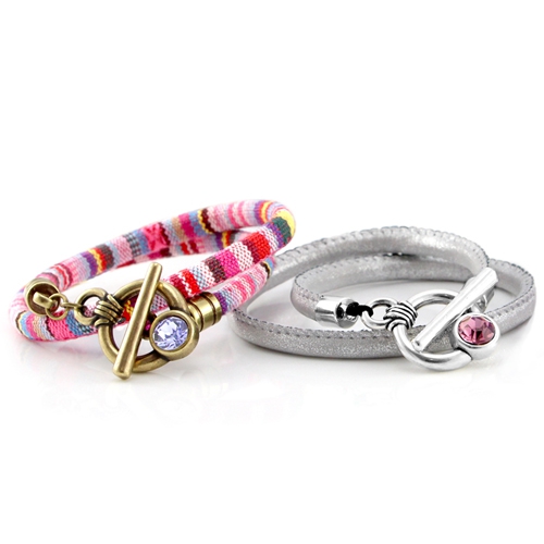 Trendy Armb&auml;nder mit DQ Metall Verschl&uuml;ssen