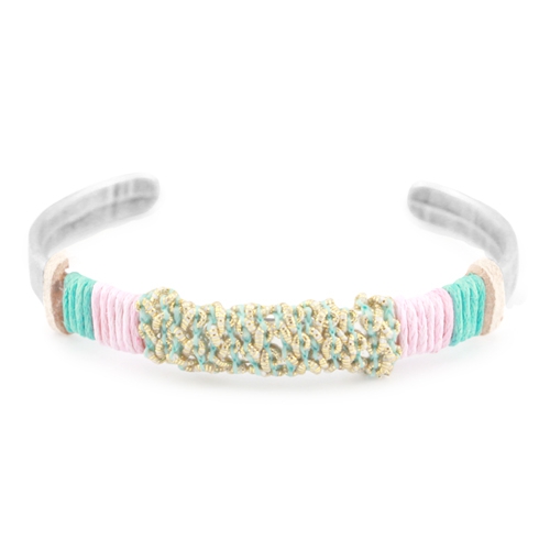 Super sch&ouml;ne DQ Metall Armb&auml;nder mit verschiedenen Reihmaterialien