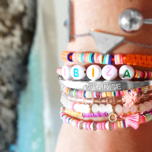 Mix & match Schmuck mit Katsuki Perlen und Acryl Buchstaben Perlen!