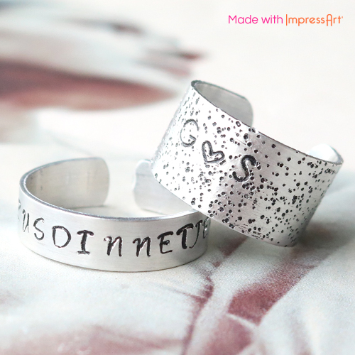 Schmuck mit ImpressArt in Fr&uuml;hlingst&ouml;nen