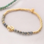 Subtiler Schmuck mit neuen Jade Naturstein Perlen und goldenen Details!