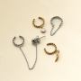Statement-Kollektion mit BY31&reg;-Earcuffs mit &Ouml;se(n) und Spiralohrringen