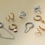 Statement-Kollektion mit BY31&reg;-Earcuffs mit &Ouml;se(n) und Spiralohrringen