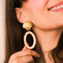 Ohrring-Designs mit Facett-Perlenanh&auml;nger