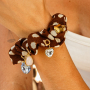 Neue Scrunchies mit Metall&ouml;sen f&uuml;r Anh&auml;ngerchen