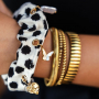 Neue Scrunchies mit Metall&ouml;sen f&uuml;r Anh&auml;ngerchen
