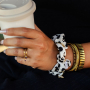 Neue Scrunchies mit Metall&ouml;sen f&uuml;r Anh&auml;ngerchen