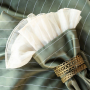 Neue Scrunchies mit Metall&ouml;sen f&uuml;r Anh&auml;ngerchen