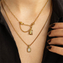 Minimalistische Schmuckideen mit kleinen Strass-Anh&auml;ngern 