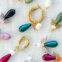 Schmuck mit Polaris-Perlen in Tropfenform gestalten 
