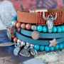 Be inspired: Faszinierender Schmuck aus Kupfer blue patina DQ Metall und prachtvollen Perlen!