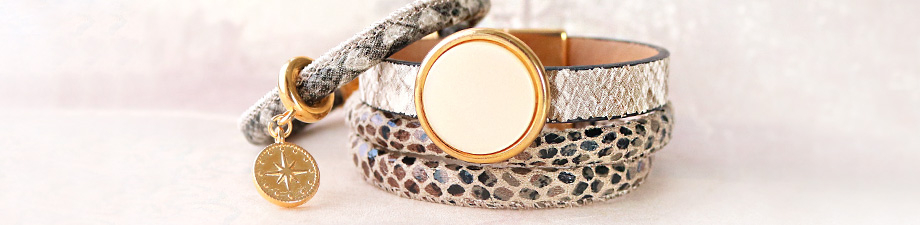 Metall Schieber DQ Rosegold