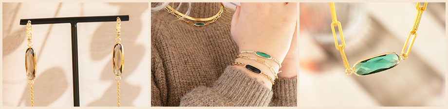 Kristallglas Zwischenst&uuml;cke