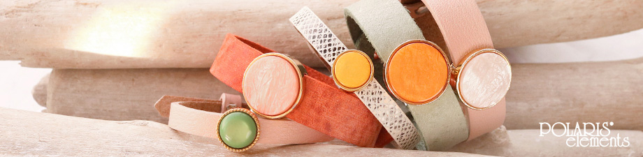 7 mm flach Cabochon Polaris Elements 