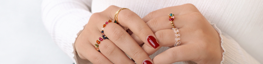 Naturstein Perlen 3mm