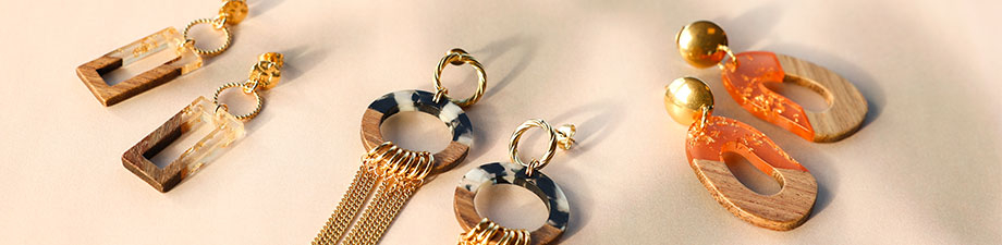 Resin / Velvet Anhänger und Perlen Resin / Velvet Anhänger und Perlen