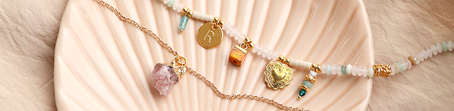 Anh&auml;nger und Schmuckverbinder aus Naturstein