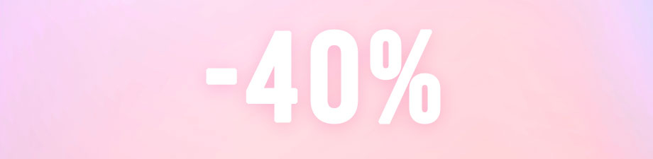 40% Rabatt
