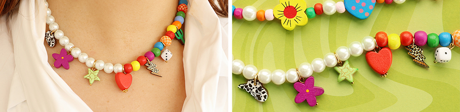 Holzperlen Diverse Formen