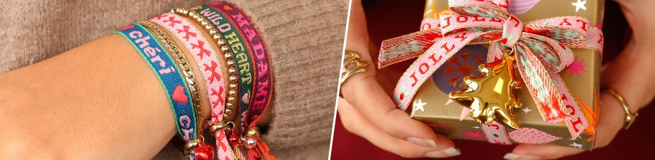 Kleine Metallgl&ouml;ckchen und BY31&reg;-Band mit Text