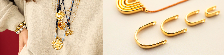 Perlen und Anhänger aus nickelfreiem DQ®-Metall Perlen und Anhänger aus nickelfreiem DQ®-Metall