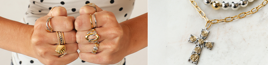 Neue Serie Ringe und Anh&auml;nger aus Edelstahl